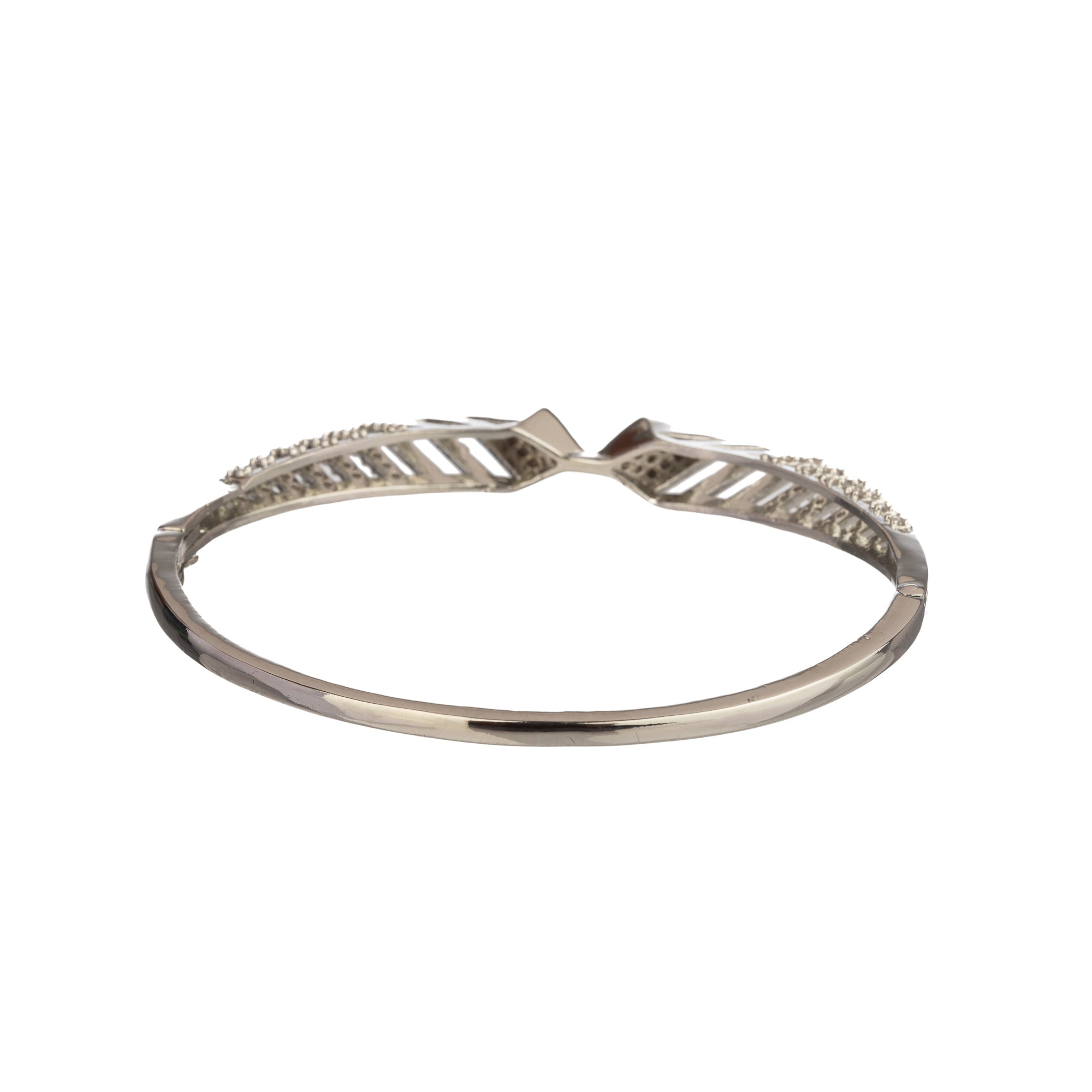 "Beautiful zircon bracelet with studded stones, perfect for party wear, adding sparkle to your wrist."