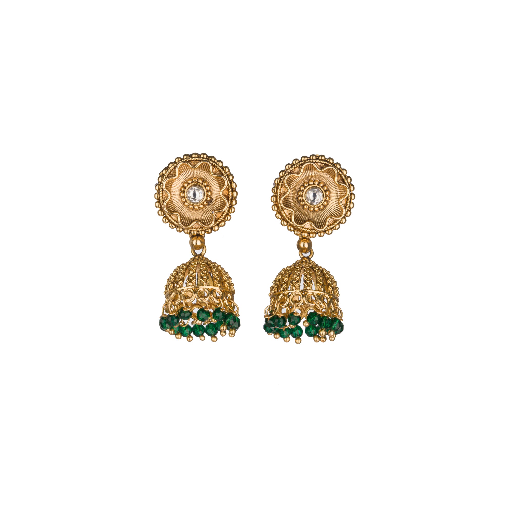 Long temple necklace with maroon pearls radiates classic festival opulence.