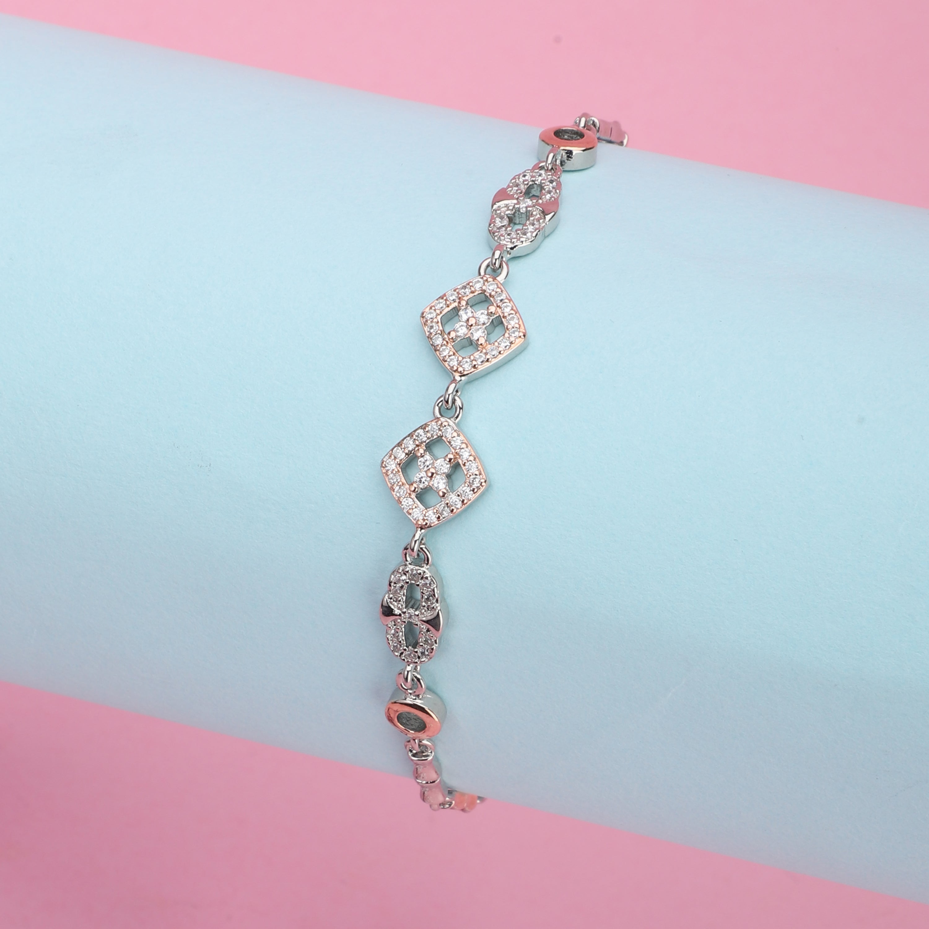 Elegant 925 silver bracelet with beautiful designs, perfect for everyday wear.