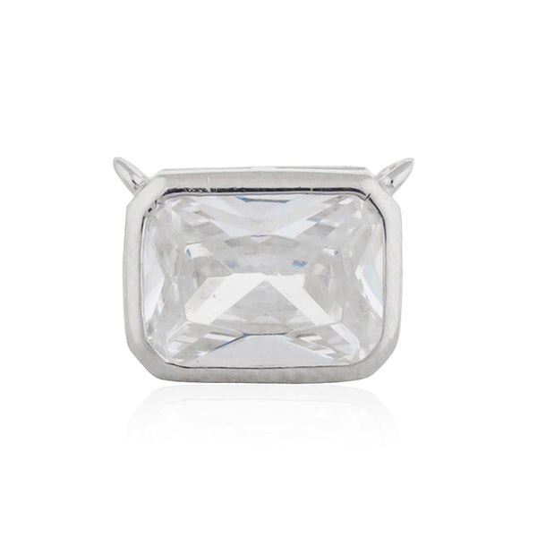 "925 silver pendant set with zircon stones, includes matching earrings and finger ring for a complete look."