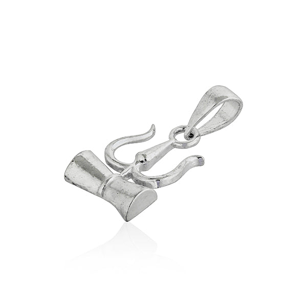 "925 sterling silver Trisul pendant, symbolizing power and protection with timeless style."