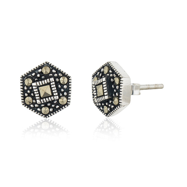 "925 sterling silver studs, timeless and versatile for elegant everyday wear."