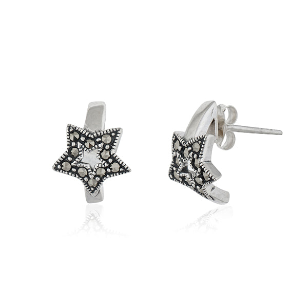 "Classic 925 sterling silver studs, timeless and versatile for everyday elegance."