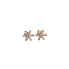 " ""Rosegold zircon pendant set with a starry look, ideal for office wear, adding a touch of charm.""
"
