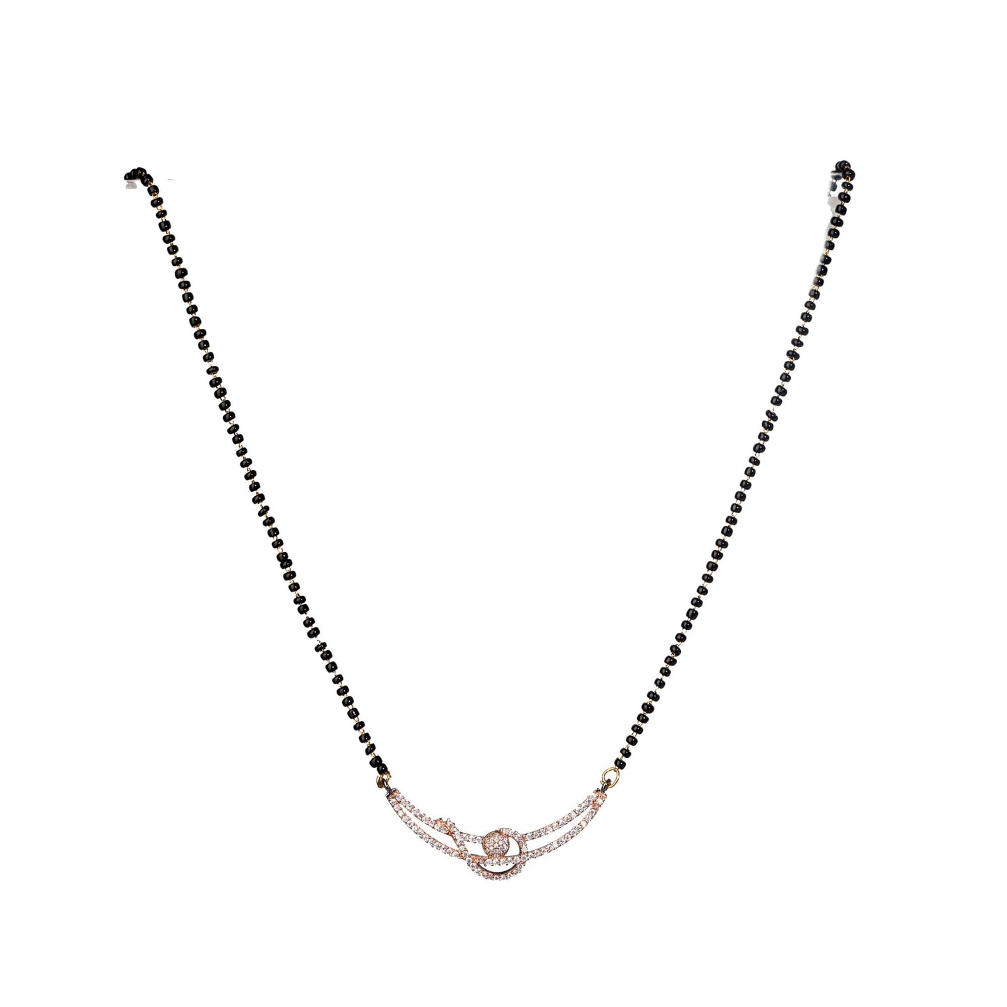 A ZIRCON MANGALSUTRA BEAUTIFULLY COMBINES TIMELESS TRADITION WITH BRILLIANT, CONTEMPORARY SHINE.