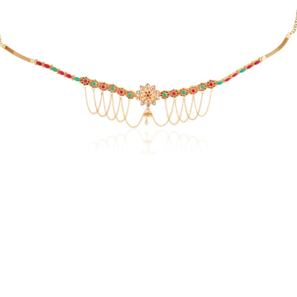 MULTICOLOR STONES STUDDED GOLD-TONE KAMARBANDH