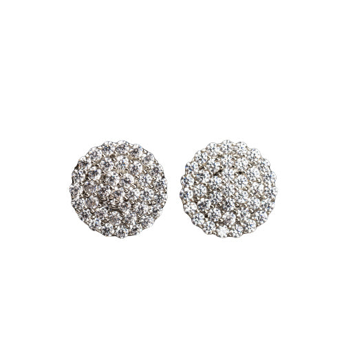 "Small zircon studs add a subtle, sparkling touch of elegance for everyday wear."
