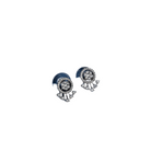 Sleek silver zircon studs offer a trendy and elegant style for daily wear.
