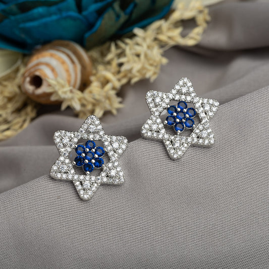 BLUE ZIRCON STUDS STARY LOOK ADD A TOUCH OF ELEGANCE AND SPARKLE WITH THEIR STUNNING, VIBRANT COLOR.