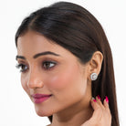  "Timeless zircon stud earrings offer brilliant sparkle and versatile elegance for any occasion."
