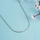 Sleek 925 sterling silver chain, crafted for high-quality shine and effortless everyday elegance.
