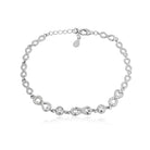 Timeless 925 silver bracelet with an infinity design, ideal for daily wear or heartfelt gifting.
