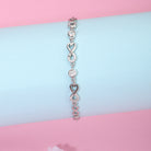 Timeless 925 silver bracelet with an infinity design, ideal for daily wear or heartfelt gifting.
