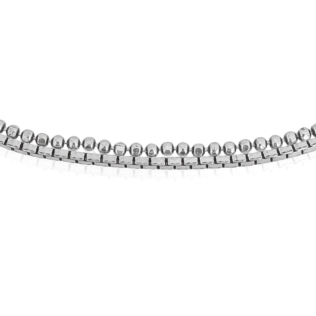 ENHANCE YOUR STYLE WITH THIS ELEGANT 925 SILVER ANKLET. ITS DELICATE DESIGN AND HIGH-QUALITY STERLING SILVER PROVIDE A SUBTLE YET SOPHISTICATED TOUCH.