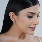 Classic 925 silver hoop earrings, timeless design for a versatile and elegant everyday look.
