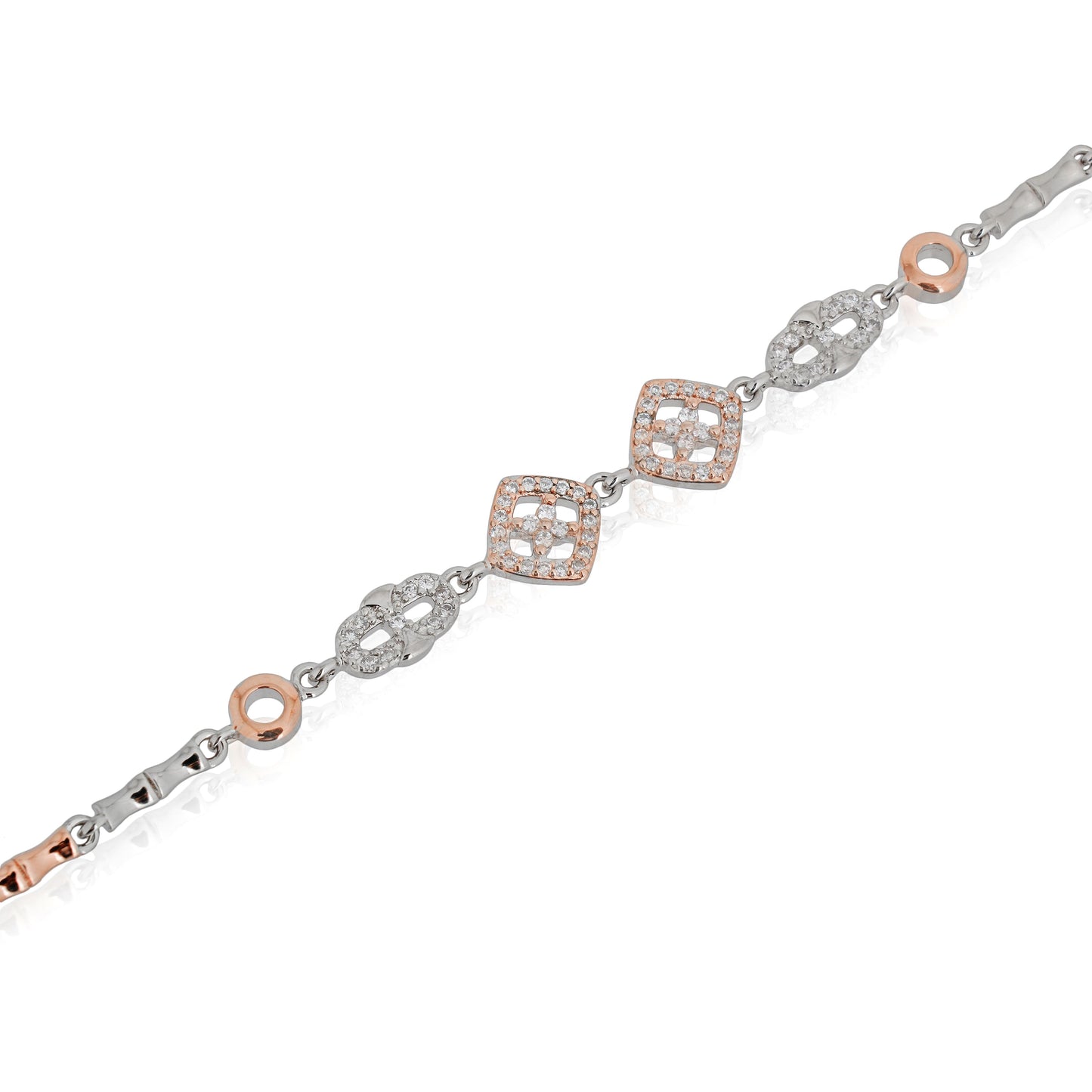 EMBRACE ENDLESS ELEGANCE WITH THIS 925 SILVER BRACELET FEATURING BEAUTIFUL DESIGNS. PERFECT FOR EVERYDAY WEAR