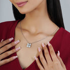 "Sleek 925 sterling silver pendant chain, perfect for enhancing any look with subtle elegance."
