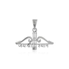 "925 silver pendant inscribed with 'Jai Shree Shyam,' symbolizing faith and devotion to Lord Shyam."
