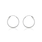 "Classic 925 sterling silver hoops for everyday elegance and versatile festive wear."
