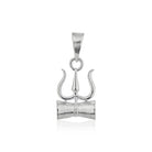 "925 sterling silver Trisul pendant, symbolizing power and protection with timeless style."
