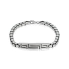 "Elegant 925 silver chain bracelet with beautiful designs, perfect for casual wear."
