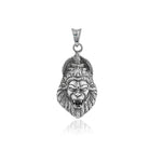 "Intricately crafted 925 silver pendant featuring a powerful depiction of Lord Narasimha."
