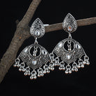 Stunning oxidized dangler earrings, ideal for adding festive charm to your look."
