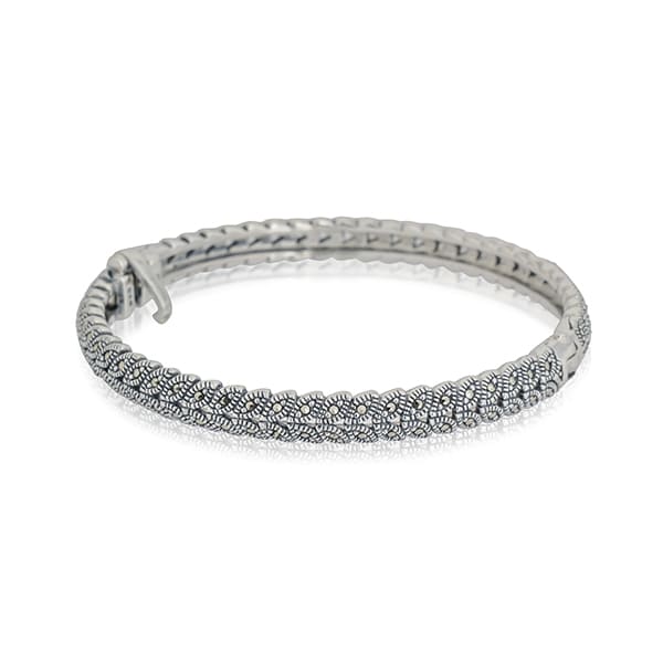 STUNNING 925 SILVER RING BRACELET, SEAMLESSLY BLENDING ELEGANCE AND MODERN DESIGN.