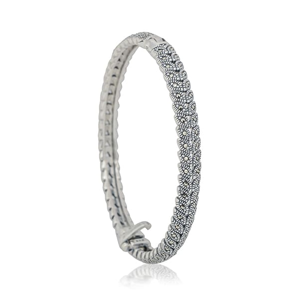 STUNNING 925 SILVER RING BRACELET, SEAMLESSLY BLENDING ELEGANCE AND MODERN DESIGN.