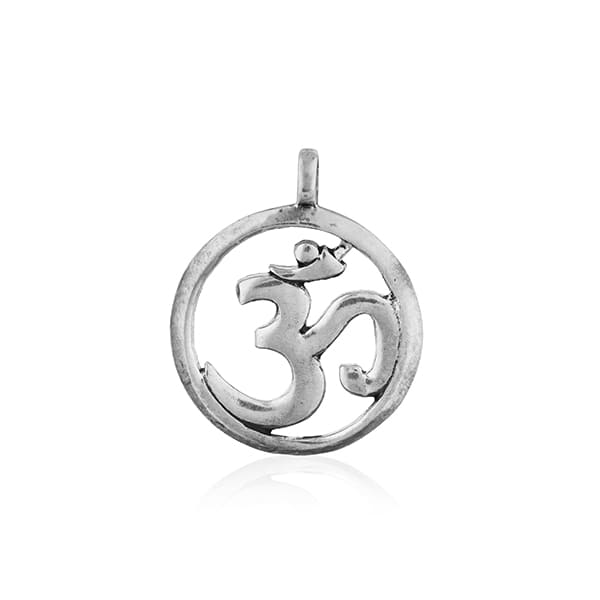 OM DESIGN CRAFTED 925 SILVER UNISEX  PENDENT