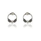 Delicate 925 silver hoop earrings with small ring design for a subtle, stylish touch.
