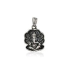 Exquisite 925 silver unisex pendant featuring Lord Ganesha, perfect for casual, spiritual style.
