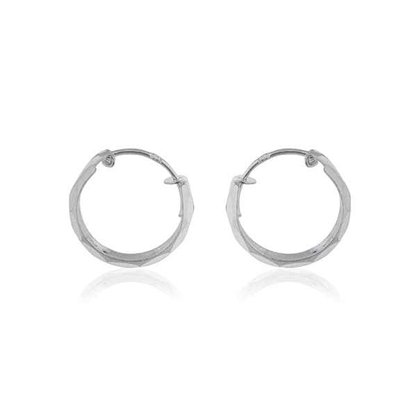 DELICATE SMALL RING DESIGN 925 SILVER EARRINGS THAT OFFER A SUBTLE YET STYLISH TOUCH.