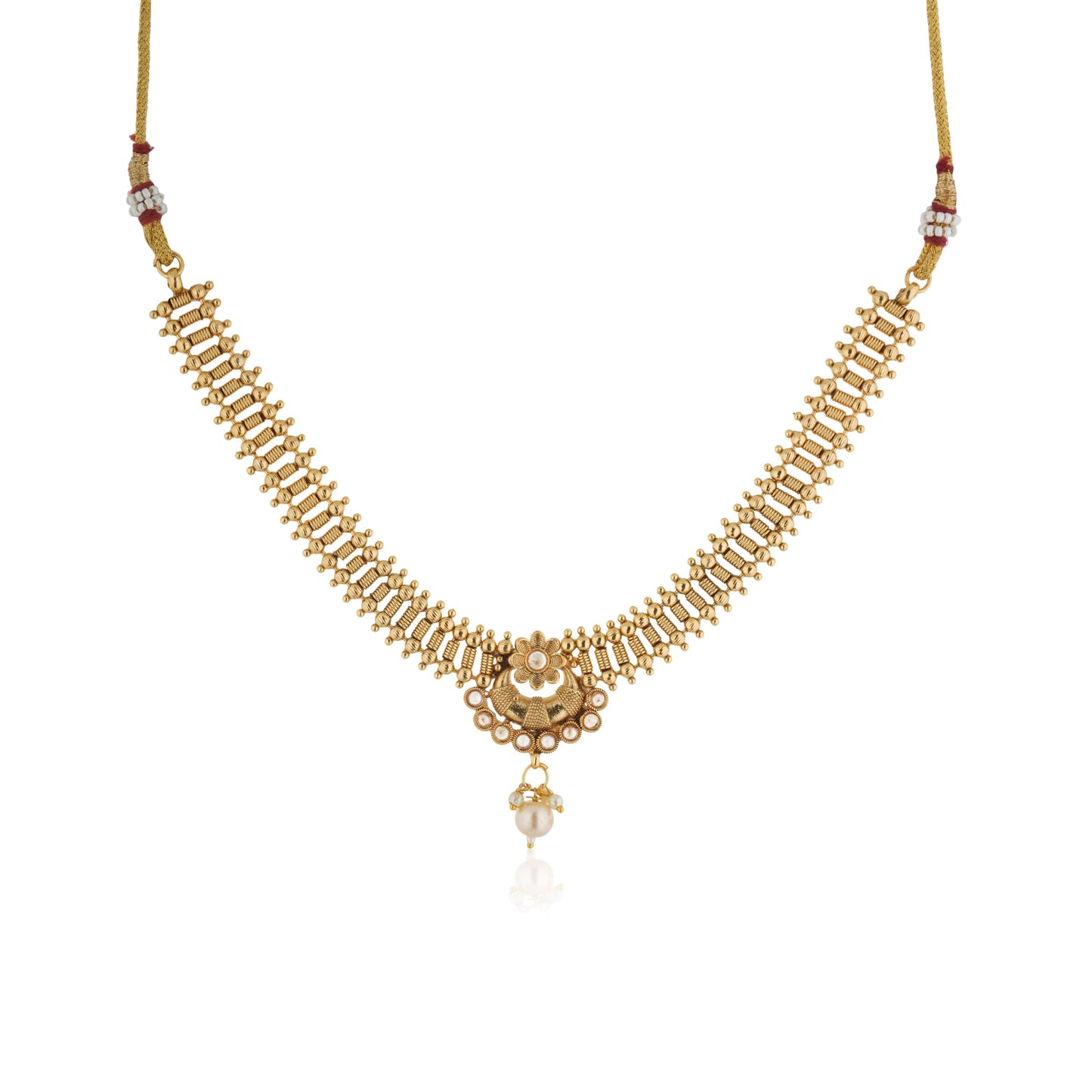 CLASSIC GOLD-TONE NECKLACE SET THAT ADDS A TOUCH OF ELEGANCE TO ANY OUTFIT