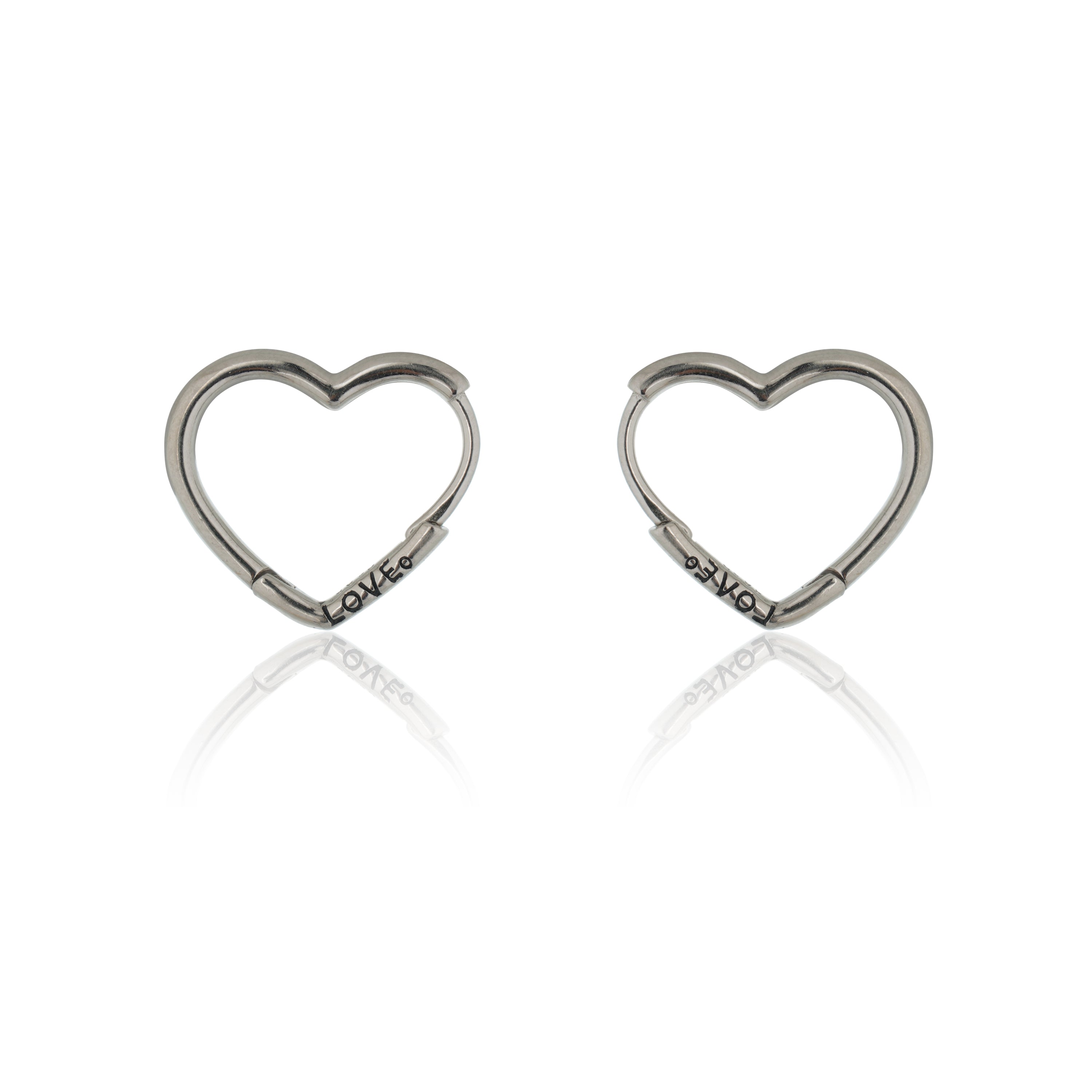 アクセサリー RILY Original Heart Earring Silver Silver Heart & Huggie Triple Pack Earrings | Heart Street