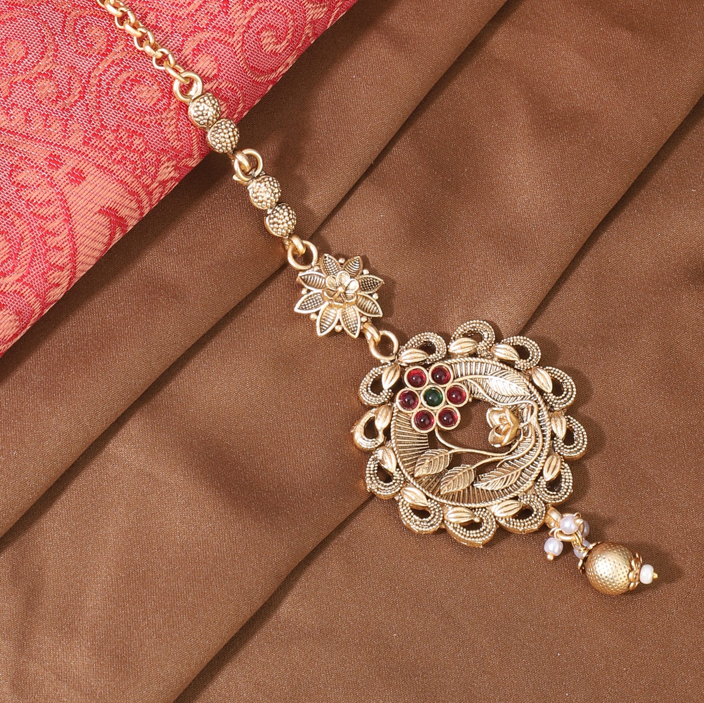 MAANGTIKA FOR FESTIVE SEASON IN GOLDTONE