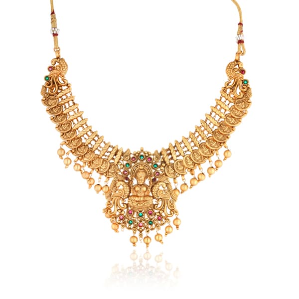 LAXMI MAA CRAFTED GOLDTONE LONG NECKLACE SET