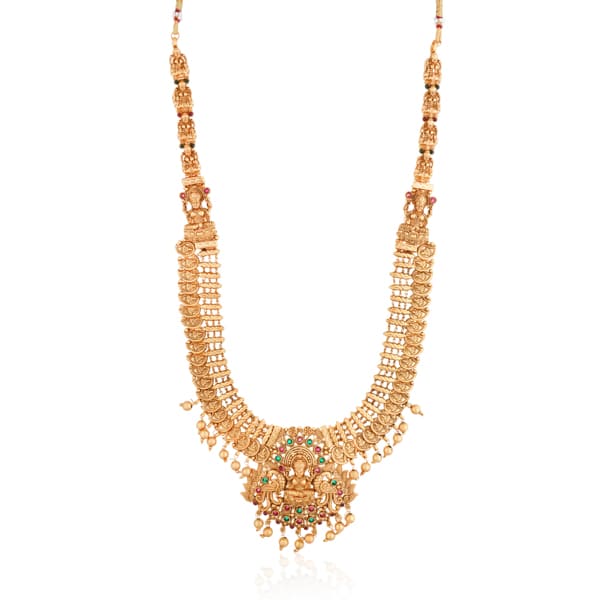 LAXMI MAA CRAFTED GOLDTONE LONG NECKLACE SET