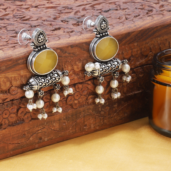 Lavanya Earrings ( 17 colors) | Jewels and Stones India